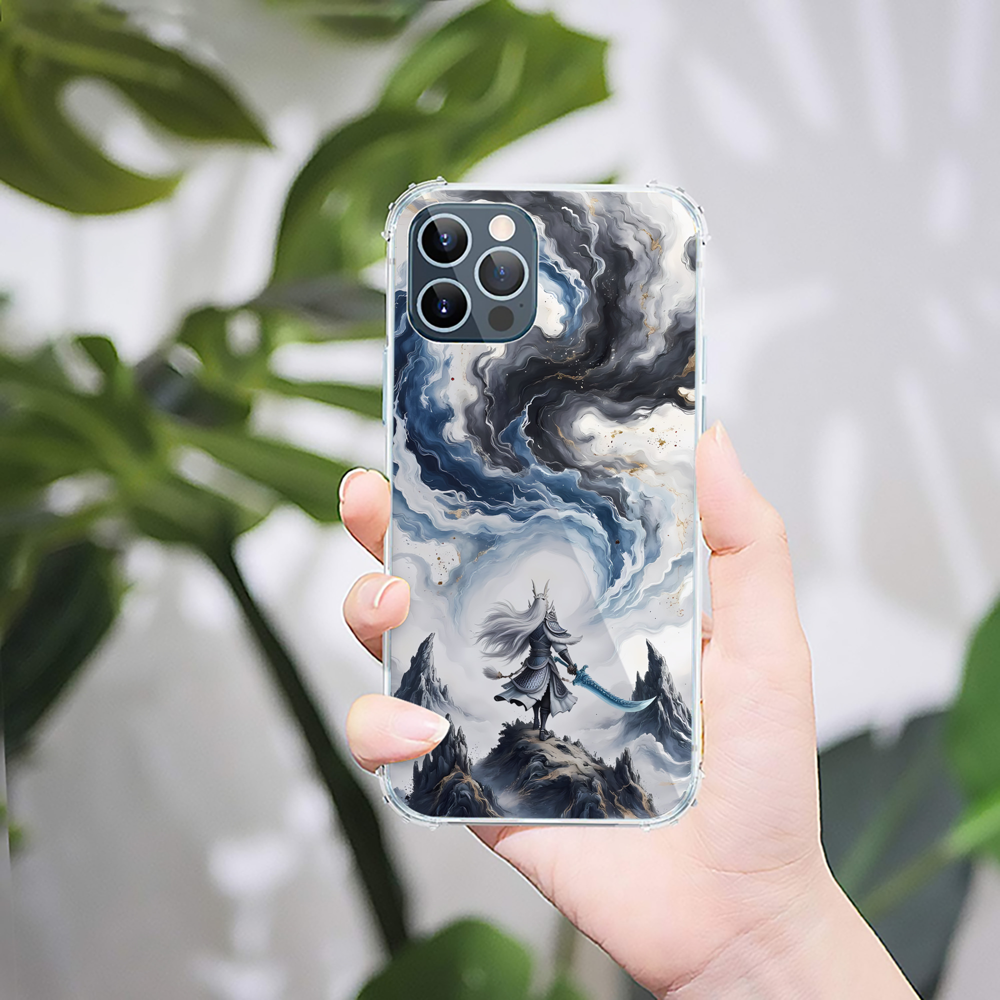 （画像用） Ne Zha 2 ナタ 魔童の大暴れ 【iPhone 12シリーズ対応】透明スマホケース（クリアソフトケース）
